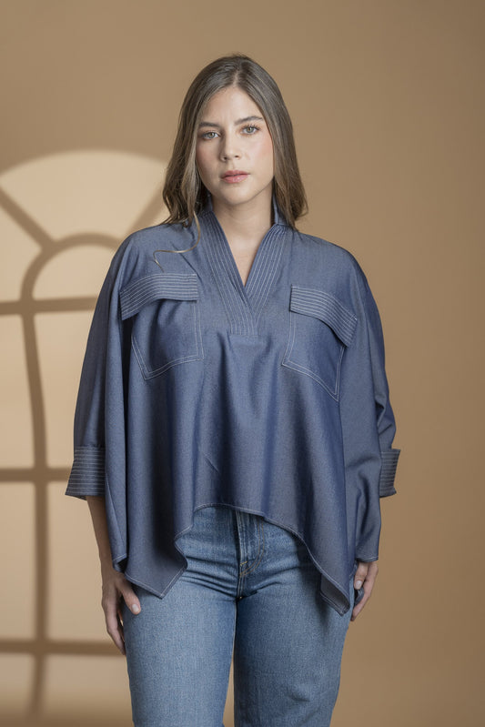 Alisio blouse, vista frontal