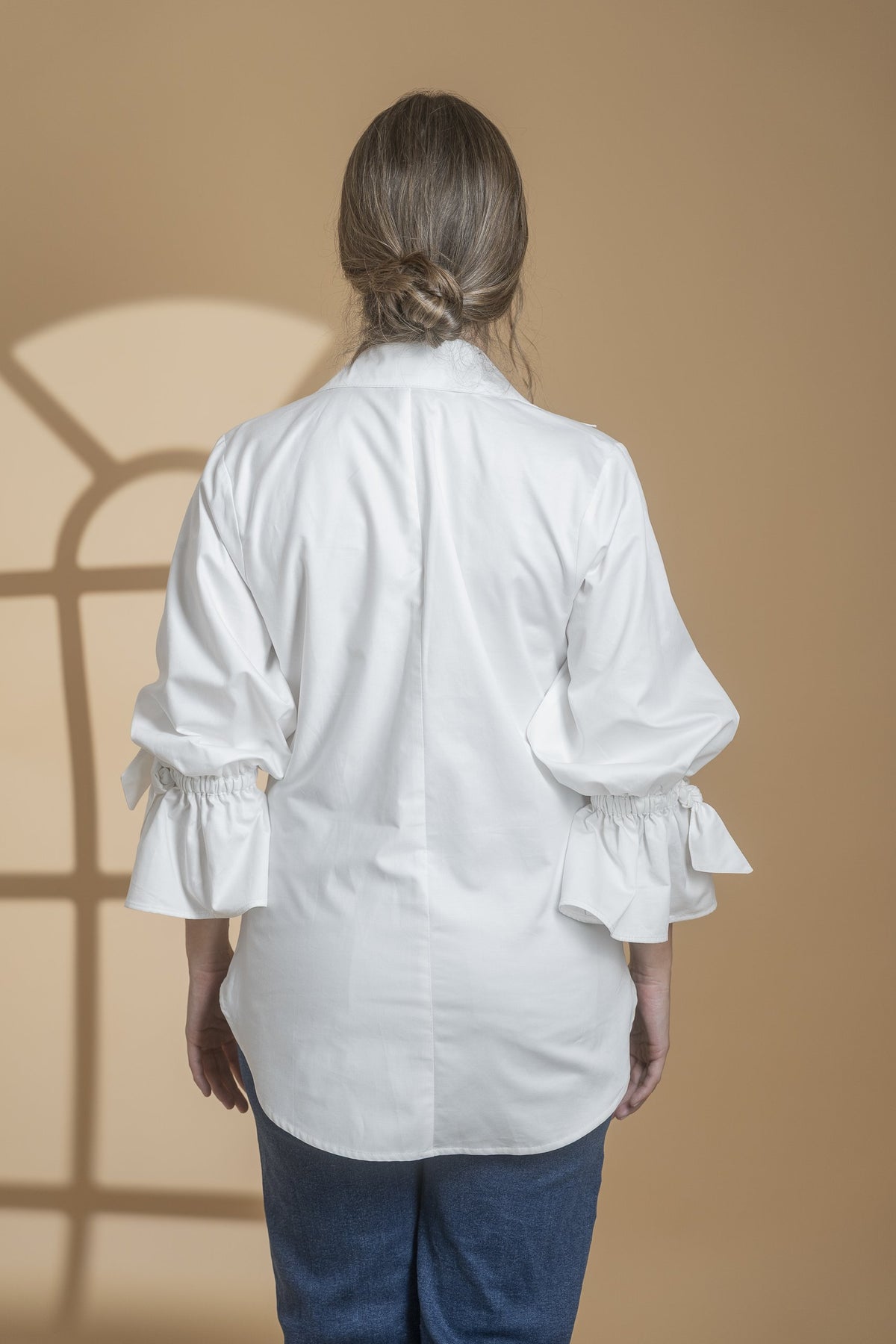 Postal blouse, vista posterior
