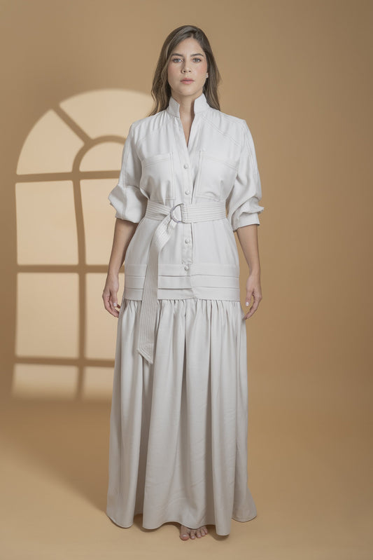 Ensenada dress, vista frontal