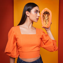 Cargar imagen en el visor de la galería, Papaya crop top
