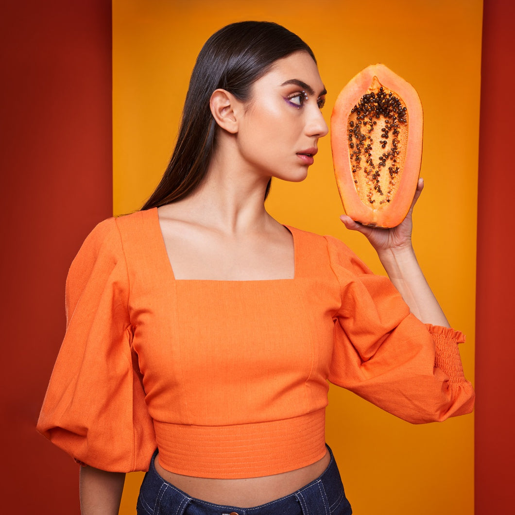 Papaya crop top