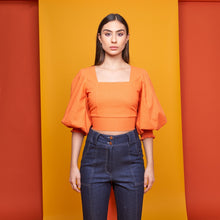 Cargar imagen en el visor de la galería, Papaya crop top
